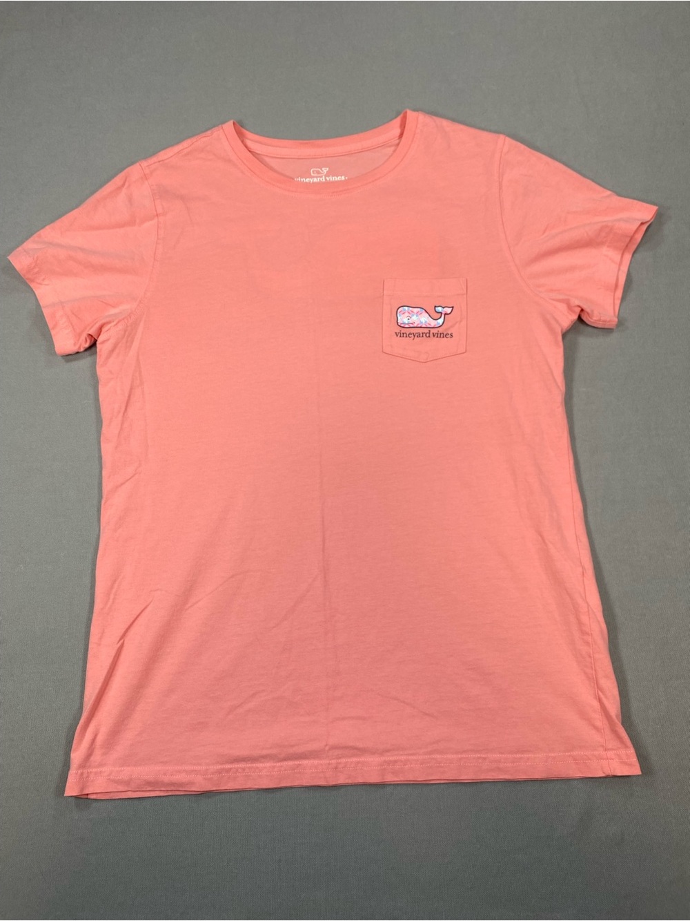 Vineyard Vines Coral Pocket Tee - Short Sleeve